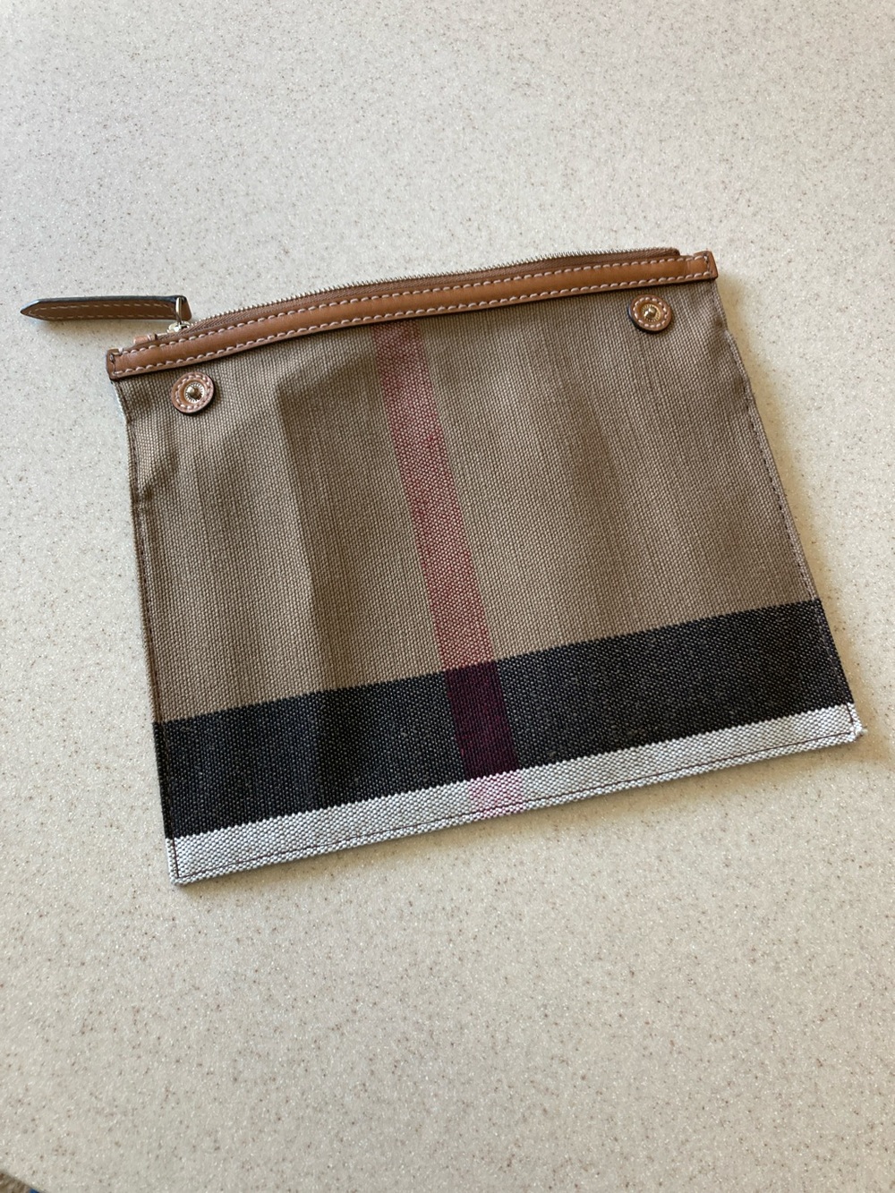Burberry Canvas Bucket Shoulder Bag with Pochette & Dustbag - Picture 7 of 16
